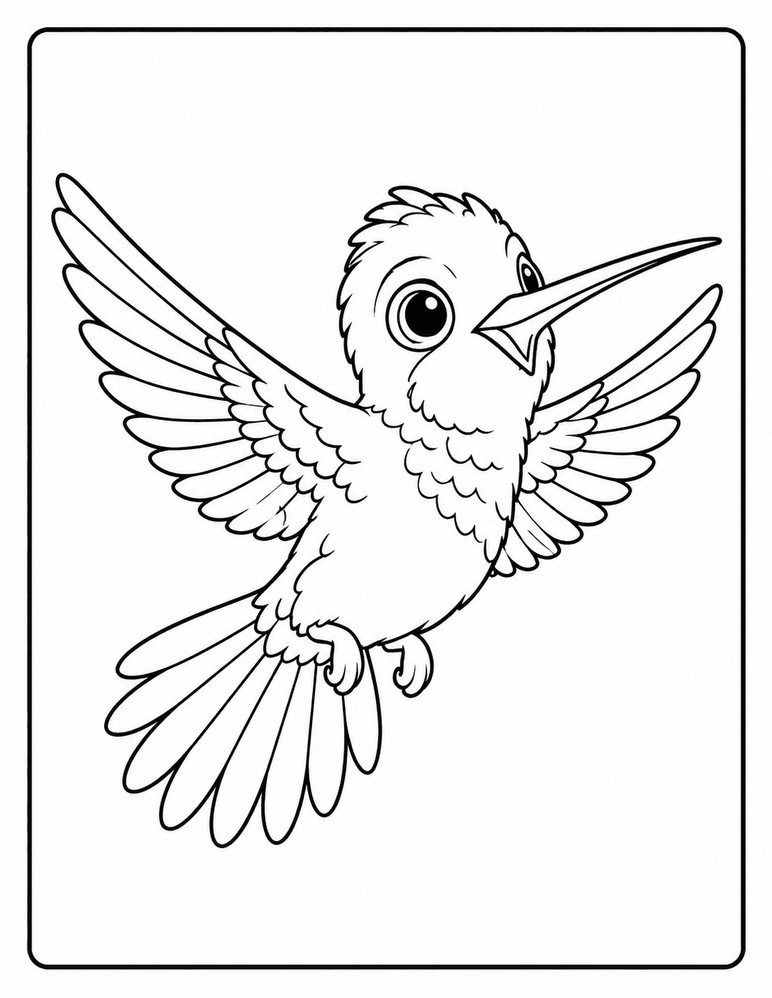 Dibujo para colorear de Alas