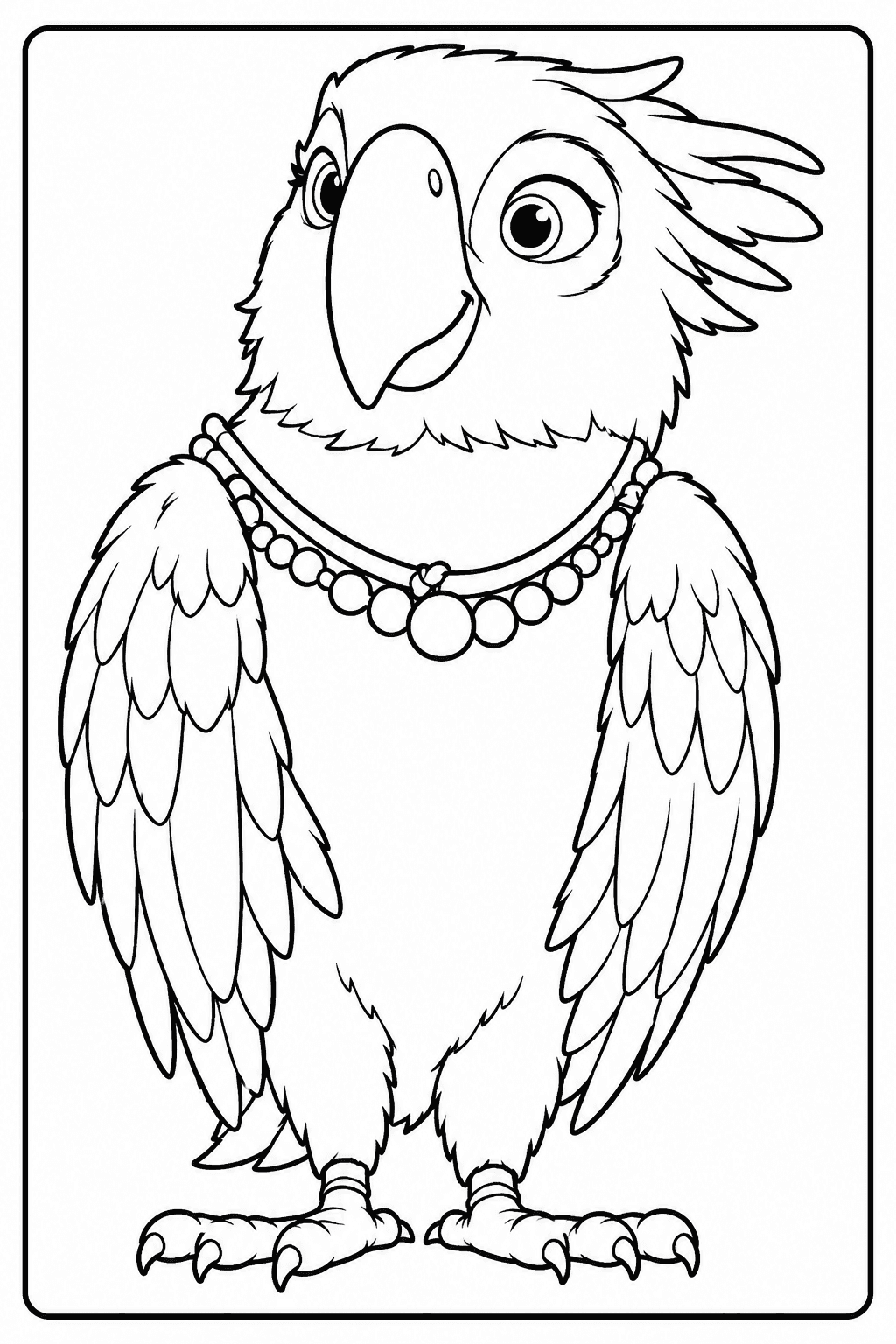 Dibujo para colorear de Guaca