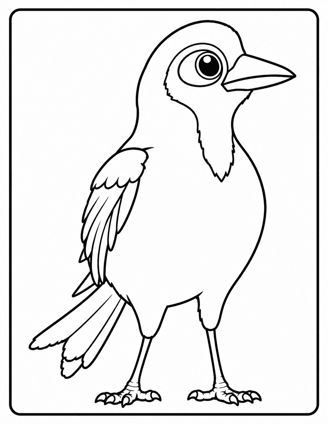 Dibujo para colorear de Pico
