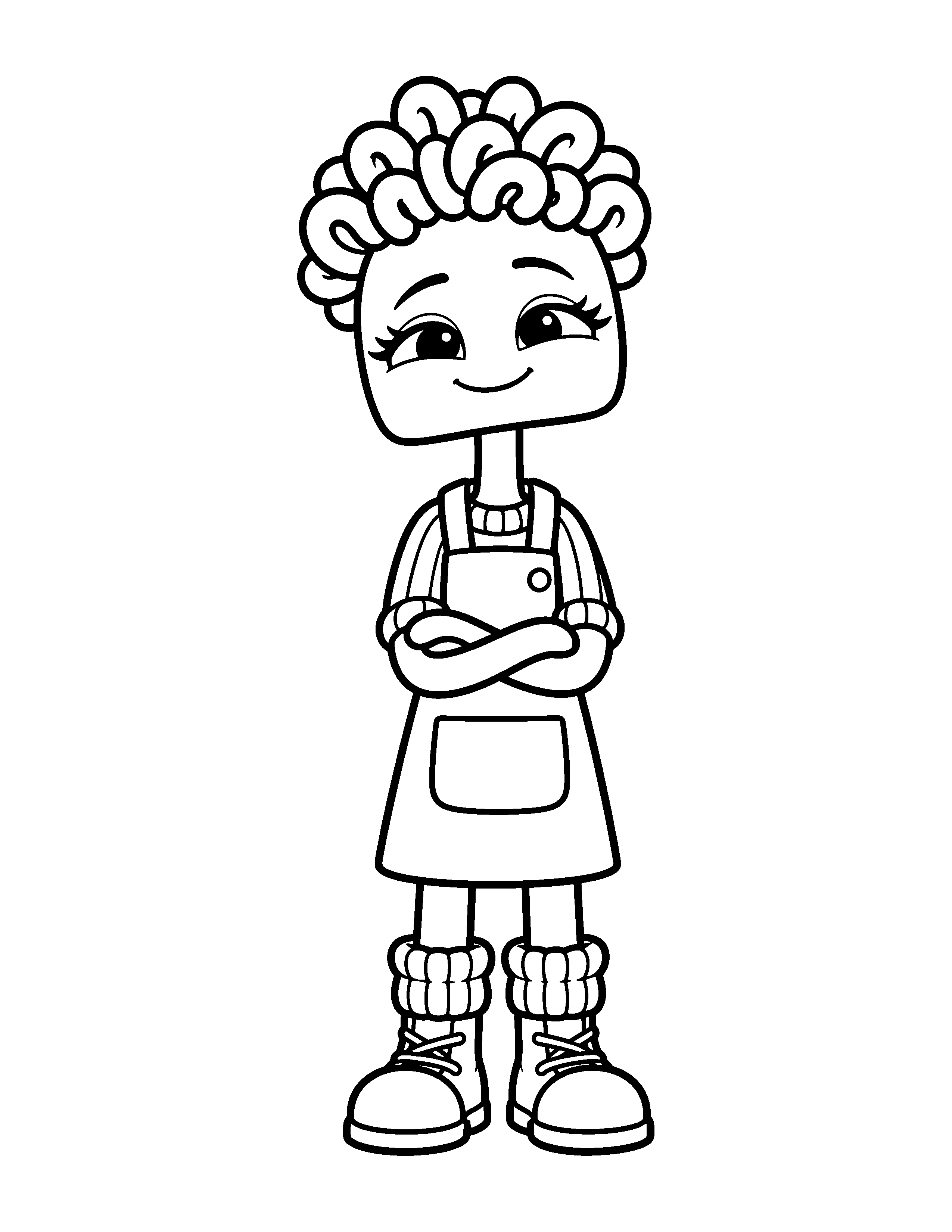 Dibujo para colorear de Nonna Spaghetti