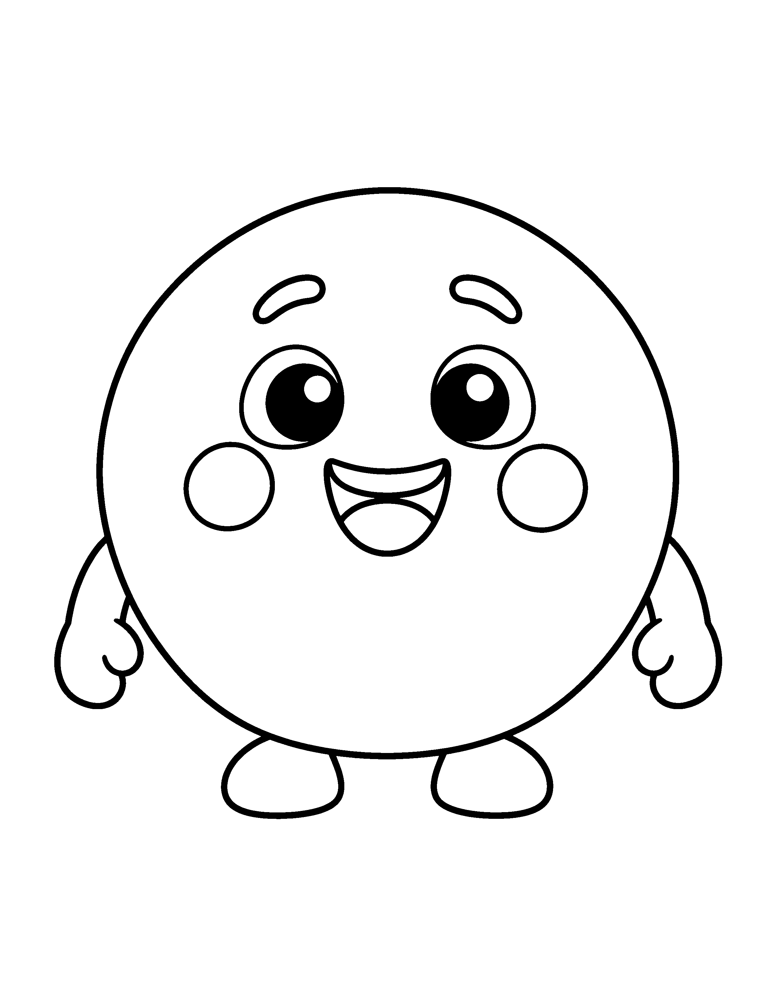Dibujo para colorear de Picolo Masa