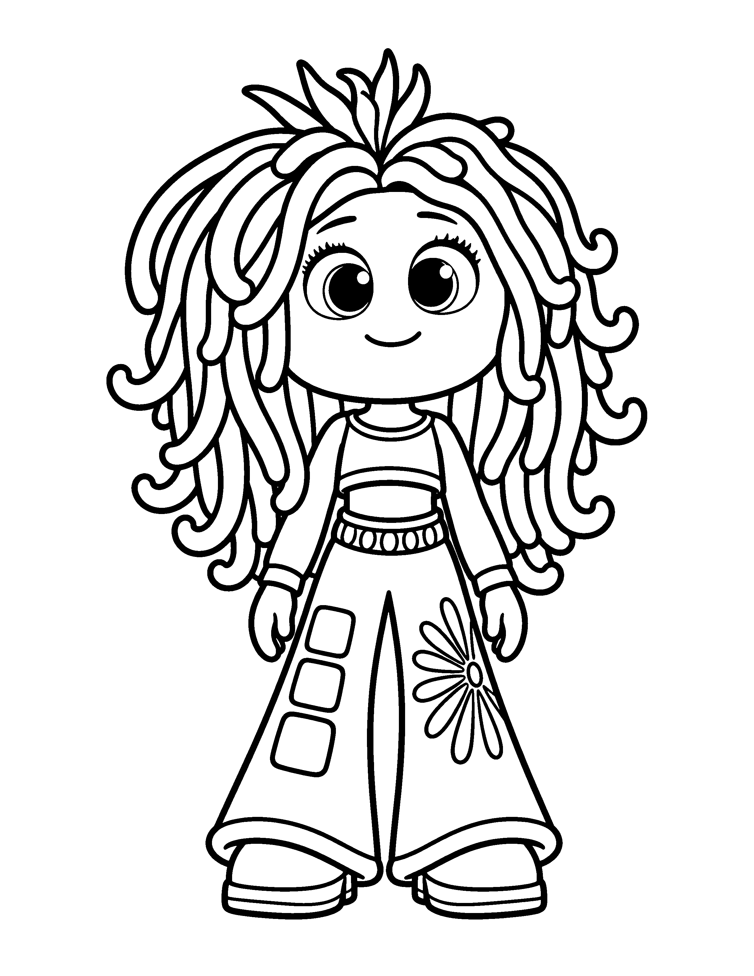 Dibujo para colorear de CHabelita