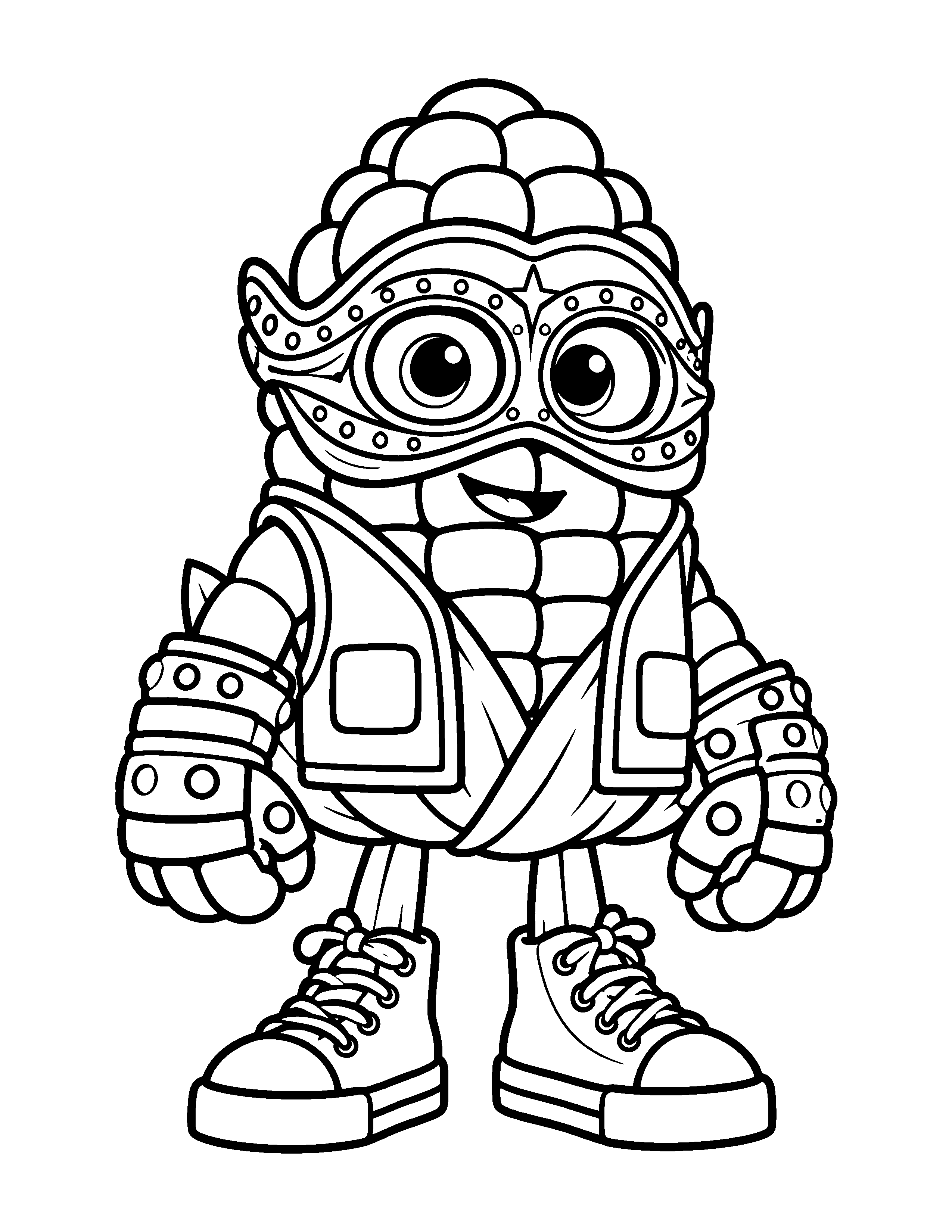 Dibujo para colorear de Choclito